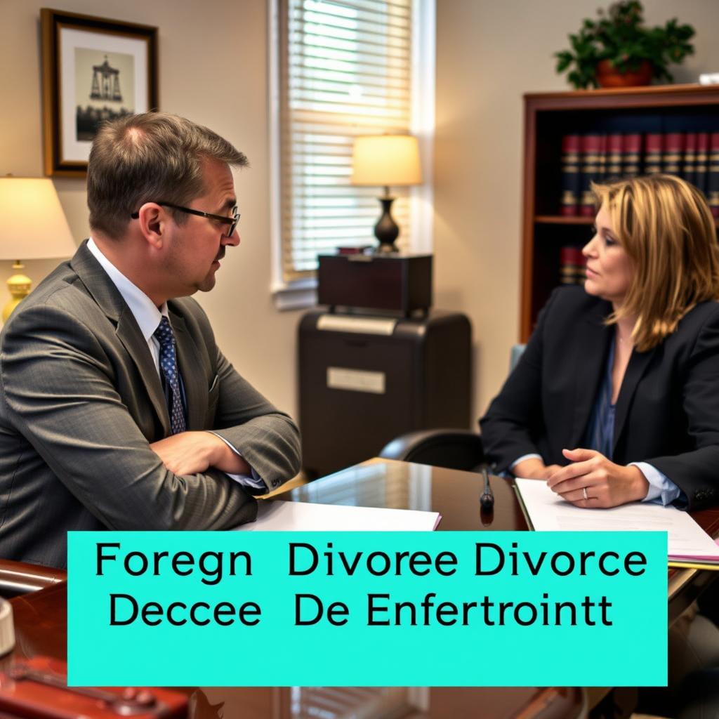 Foreign Divorce Decree Enforcement Lawyer Suffolk, VA